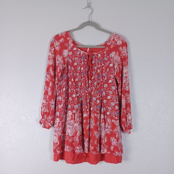 ♡ Free People Lucky Loosey Shapeless Mini Dress / Tunic - Picture 8 of 9